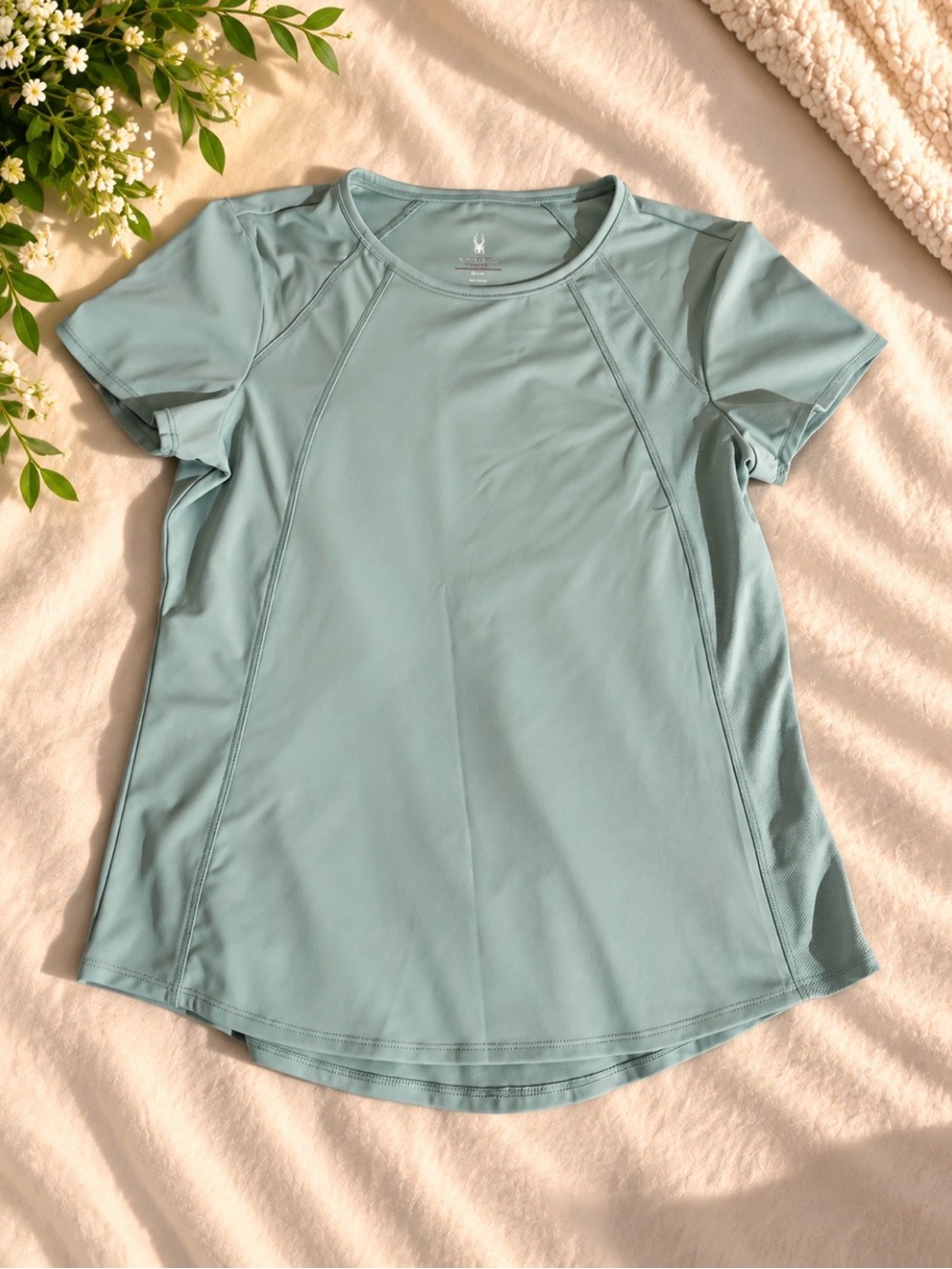 Spyder Light Blue Short-Sleeve Women's Active Tee